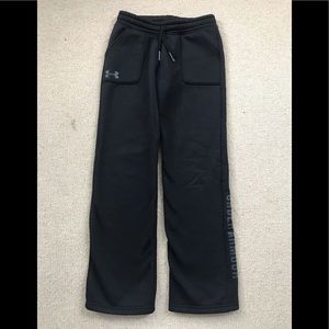 black fleece sweatpants